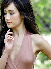 Maggie Q See Through Tits